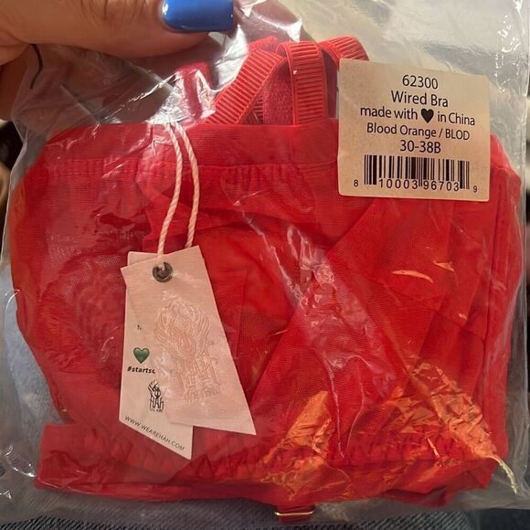 WE ARE HAH Free People NWT Adjustable Mesh Underwire Bandeau Bra B - Picture 6 of 6